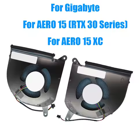For Gigabyte For AERO 15 (RTX 30 Series) For AERO 15 XC RP75XC DC12V 0.5A Laptop CPU GPU Fan New