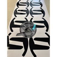(Ready Stock) S1302# Rim Sticker Toyota Rush vinyl decal Sticker(Rim Size 17”inch)