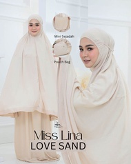 Telekung miss Lina by Hanna Mirae Free box Free tasbih