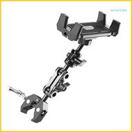 BTM Tablet Stand Holder Aluminum Holder for Desk Bed Adjustable Arm Clamp Mount with 360 Degree Rota