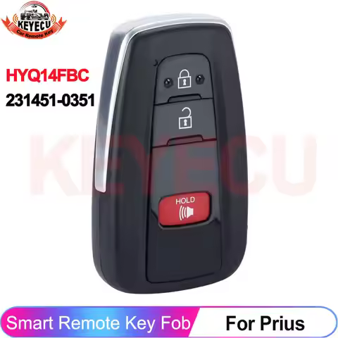 KEYECU 231451-0351 FCC ID: HYQ14FBC For Toyota Prius 2016 2017 2018 2019 2020 2021 2022 Smart Remote