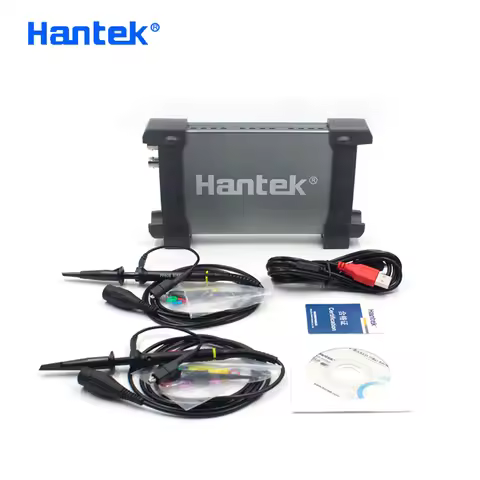 Hantek Official 6022BE Laptop PC USB Digital Storage Virtual Oscilloscope 2 Channels 20Mhz Handheld 