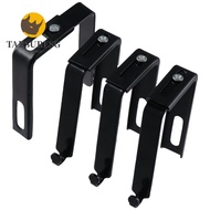 TARSURESG Adjustable Cubicle Hangers, Metal Black Door Mirror Hanger, Office Flexibility Cubicle Han