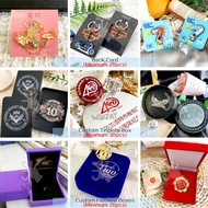 Pin Medal Coin Keychain Tie clip Cufflink Fridge magnet stock and custom packaings