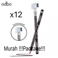 12PCS (️BORONG) Odbo EYEBROW PENCIL&amp;Brush