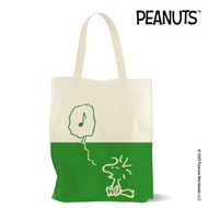 PN3-Spunbond Bag: PEANUTS-3H Spunbond Bag (PN3H-SPB-35.5-CRGN) W35.5xH40xB10 cm.