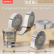 【1-5 Rolls】NIIMBOT D11/D110/D101 Transparent Label stickers Household Storage Classification Label