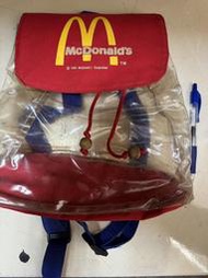 1995 麥當勞 後背包 透明背包 企業收藏