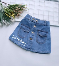 Rok Jeans Anak Perempuan Usia 3-7 Tahun Rok Celana Kinan Premium