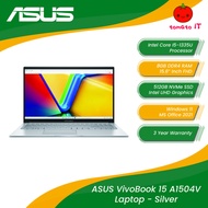 ASUS VIVOBOOK 15 A1504V-ABQ353WS Laptop Silver (15.6" FHD/I5-1335U/8GB/512GB SSD/Intel UHD/W11)