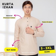 [S-3XL] Kurta Izhan | Kurta Nude | Kurta Champagne | Kurta Coklat Cair | Kurta Nude Brown | Kurta Le