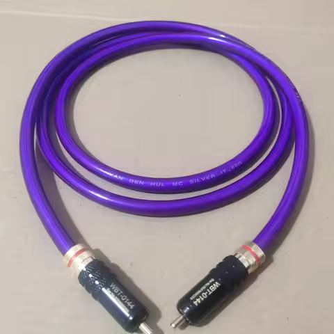 Holland Van Den Hul VDH 75Ω Digital Coaxial cable DAC SPDIF silver cable decoder RCA line Stereo Aud