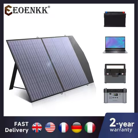 Foldable Solar Panel 8V 60W 100W 140W 200W Mobile Solar Charger for Power Supply Laptop Solar Genera