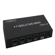 Pemisah HDMI 4K@60Hz 1 input 4 output 4K 1-ke-4 Pemisah Skrin HDMI4K@60hz 4：4：4