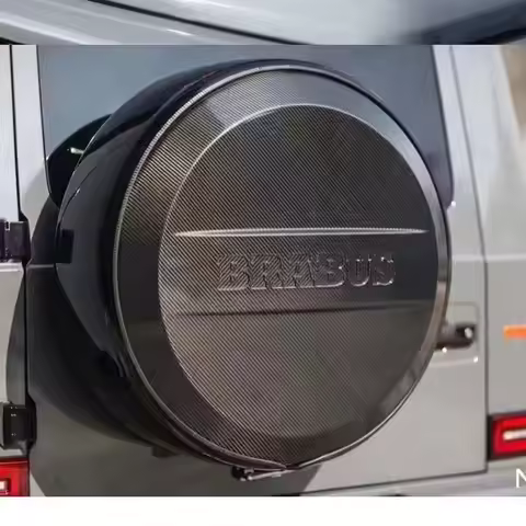 For Mercedes Benz G Class W464 w463 G500 G550 G63 Carbon Fiber Car Spare Wheel Tire Cover Tire Prote