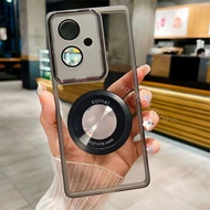 Soft Clear Cases for Vivo Y36 Y27 Y27S Y77T V2322 V2247  with Camera Protector Haha Mirror Magnetic