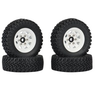 Hotsale 4Pcs 1.55 Metal Beadlock Rim Tires Set 110 Rc Crawler Car