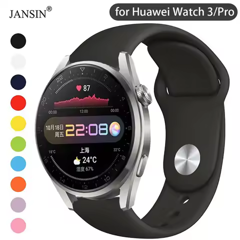Soft Silicone Band for Huawei Watch 3/Pro Sport Watchband Bracelet for Huawei Watch 3Pro Correa Wris