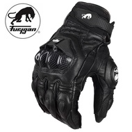 Original Furygan (France) Full Leather Glove Motorcyle Motorcross Superbike  Riding Glove Sarung Tan