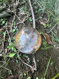 彩虹黃泥骸骨水晶球