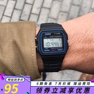 卡西欧（CASIO） 手表 数显小方块 电子表 时尚运动防水学生表 中性表 F-91W-1 甜茶La登同款