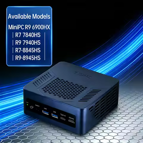 TOPC AMD Ryzen 6/7/8000 Series Mini PC (TR New) withOculink|8-Core16-Thread|DDR5 5600MHz|PCIe3.0SSD|