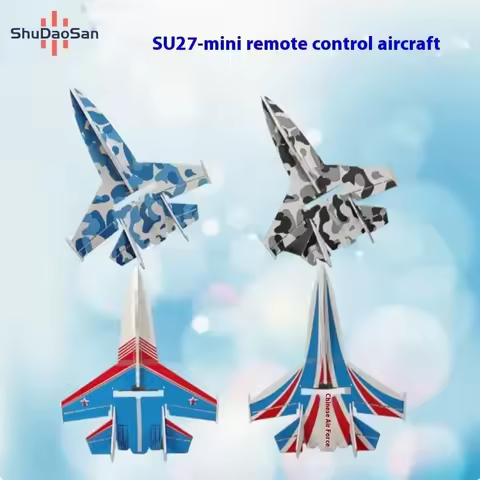 Model Airplane Remote Control Fixed Wing Su27mini Board Machine Mini Small Su27 Crash Resistant Magi