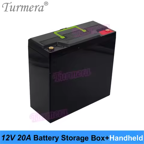 Turmera 12V 20Ah Uninterrupted Power Supply Battery Storage Box for 20*32700 3.2V Lifepo4 Battery an