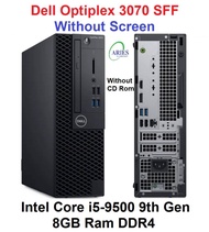 USED Desktop Dell 3070 Full Set Computer For Office & Home Use intel Core i5 CPU 9th Gen Full Set PC
