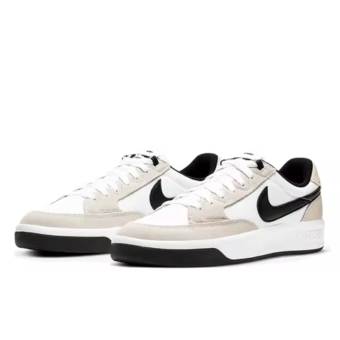 Nike SB Adversary PRM Low-Top Skate Shoe Unisex White/Grey CW7456-100
