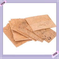 YYE 10pcs ​Sax Joint Cork Sheet​, ​Neck Joint Seal​ Cork Sheet Kit​ Saxophone Neck Cork, Convenient 