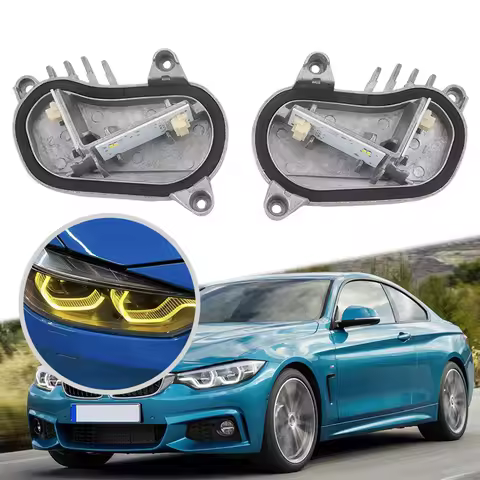 2pcs Headlight Yellow Angel Eye Drl Adaptive Led Module For BMW F80 M3 LCI F82 F83 M4 LCI /F82 LCI M