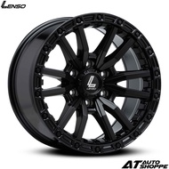 (1PC) LENSO MX-VALOR MATTE BLACK 18x9J ET0 SPORTRIM SPORTRIMS RIM RIMS 4X4 4WD