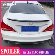 For Mercedes Benz CLA Spoiler CLA45 W117 C117 Rear Trunk Wings Spoiler 2013 2014 2015 2016 CLA 200 2