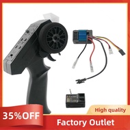2.4G 2 Channel Remote Controller Kit Transmitter Receiver 50A ESC for  MN88K RC Car Upgrade Parts