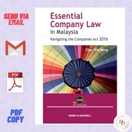 Essential Company Law in Malaysia Companies Act 2016 Chan Wai Meng