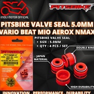 PITSBIKE Valve Seal Valve Seal Racing BEAT VARIO PCX AEROX NMAX GENIO SCOOPY LEXI MIO Valve Seal Rac