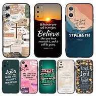 for Huawei Nova 2i 2 Lite 3 3i 4E 5i 5T 7 10 SE 8i Y61 Christian Scriptures Soft black silicone TPU 