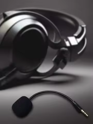 Replacement 3.5mm Microphone E-Sports Game Headset Mic Bendable Flexible Microphone for Logitech G P