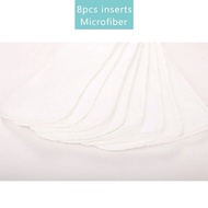 Happyflute Washable Reuseable Baby Cloth Diapers Nappy Inserts Microfiber 3 layers Fit One Size Baby