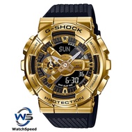 NEW CASIO G-Shock GM-110G-1A9 Youth Metal Gold Stainless Steel Bezel Watch GM110G1A9