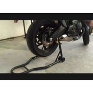 Rear Paddock Stand 2 IN 1 Universal Motorcycle Stand Bike U-Shape L-Shape Bracket Hook Holder