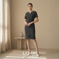 Dress Kerja Wanita dress kondangan seragam spg Formal High Premium Quality