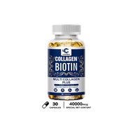 Coolkin Biotin Capsules - ช่วยบำรุงเส้นผมให้แข็งแรง - ผิวหนังและเล็บ - 10000 mcg - 120 แคปซูล