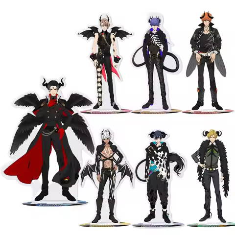 Loen Anime Peripheral Store Obey Me! Asmodeus Lucifer Mammon Leviathan Satan Acrylic HD Characters S