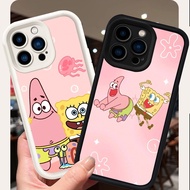 Case for iPhone 7 14 Pro Max Plus Silicone Case H-90 SpongeBob