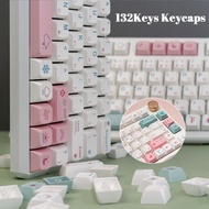 Mechanical Keyboard Keycaps Japanese 132key boxd For RK60/70/80/100/108 Key Caps