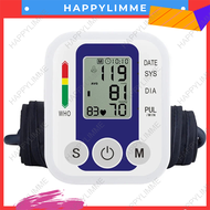HAPPYLIMME Original Rechargeable Digital Blood Pressure Monitor Arm Type Accurate Large Display For 