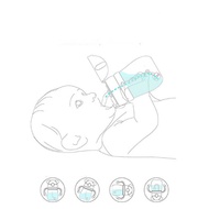 Macroupta Cute Kids Drinking Bottle With Straw 250ML - HA451