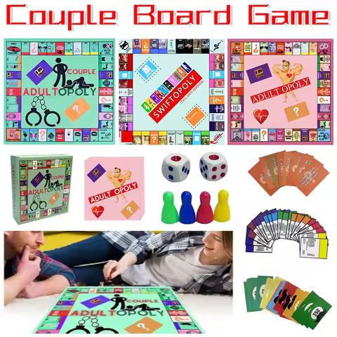 Board Games Adult Couple Game Night Monopoly Games Relationship Card Game Bedroom Games Drinking Par